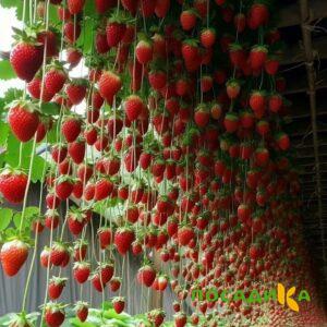 Клубника ампельная Анастасия купить по цене от 370р. в интернет-магазине «Посадика» с доставкой почтой в в Оренбурге и по всей России – [изображение №1].